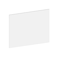 Plexiglass transparent 8 mm, 920 x 800 mm.