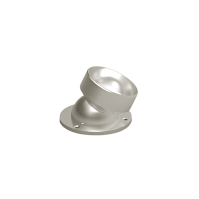 ELEGANT Gris, Platine murale pour main-courante orientable