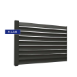 F60 LOUVER Anthracite, Clôture aluminium persienne [L 2.0 x H 1.2 m]