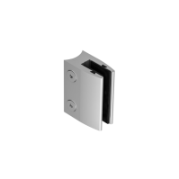 ECO Round Gris Inox, Pince à plexiglass pour poteau Ø40 mm