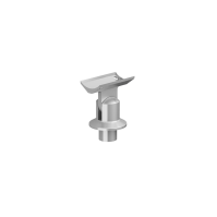 ECO Round Gris Inox, Support orientable de main-courante Ø40 mm