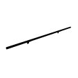 FIVE Railing Noir, Rampe d'escalier (supports muraux inclus)