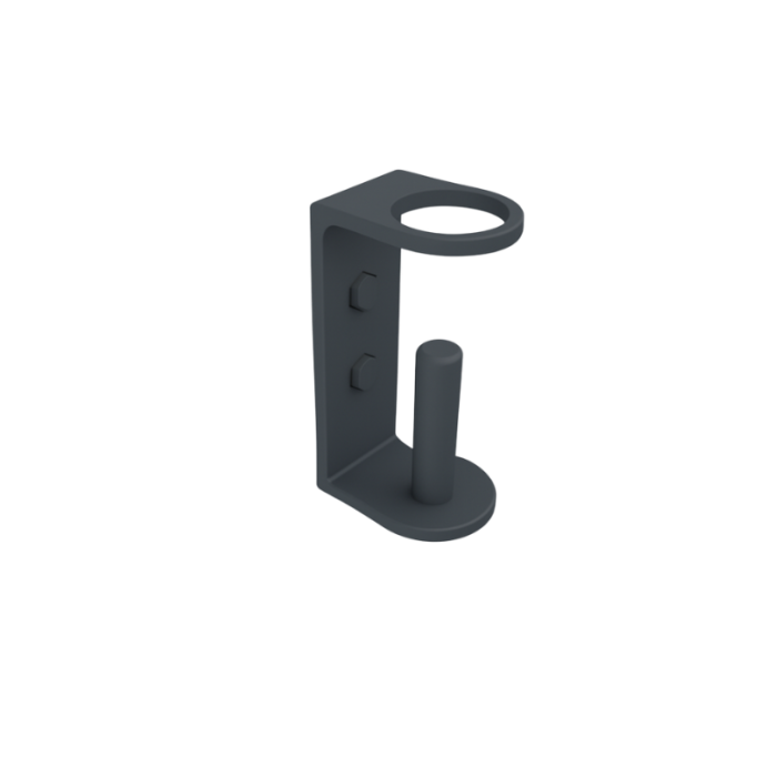 ECO Round Anthracite, Platine de fixation latérale