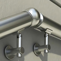 ECO Round, Support mural orientable pour rampe d'escalier Ø50mm
