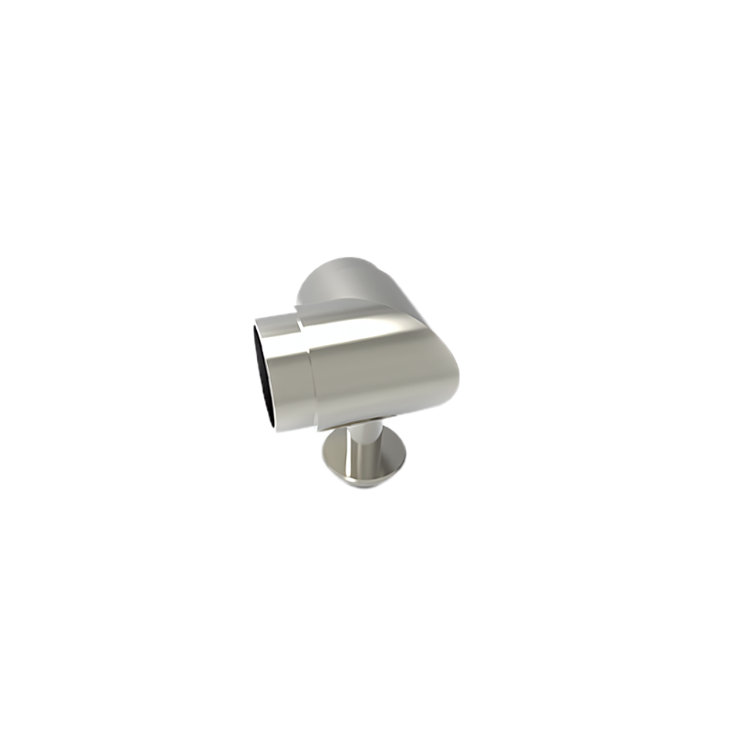 ELEGANT/SUR Round, Support coude 90° de Main-courante Ø50 mm