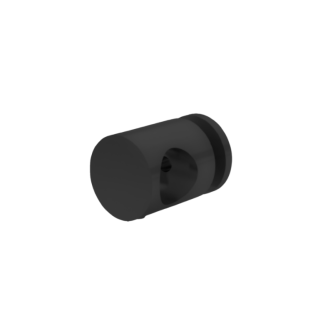 FIVE Railing Noir, Support plexiglass pour tube Ø16 mm