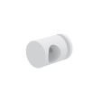 FIVE Railing Blanc, Support plexiglass pour tube Ø16 mm