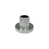 ECO Round Gris Inox, Platine de fixation à plat