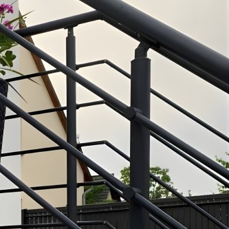 Support orientable de tube Ø16 mm [Anthracite]