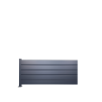 MCFENCE Anthracite, Clôture aluminium persienne à platine [H 0.95 m]