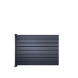 MCFENCE Anthracite, Clôture aluminium persienne à platine [H 1.40 m]