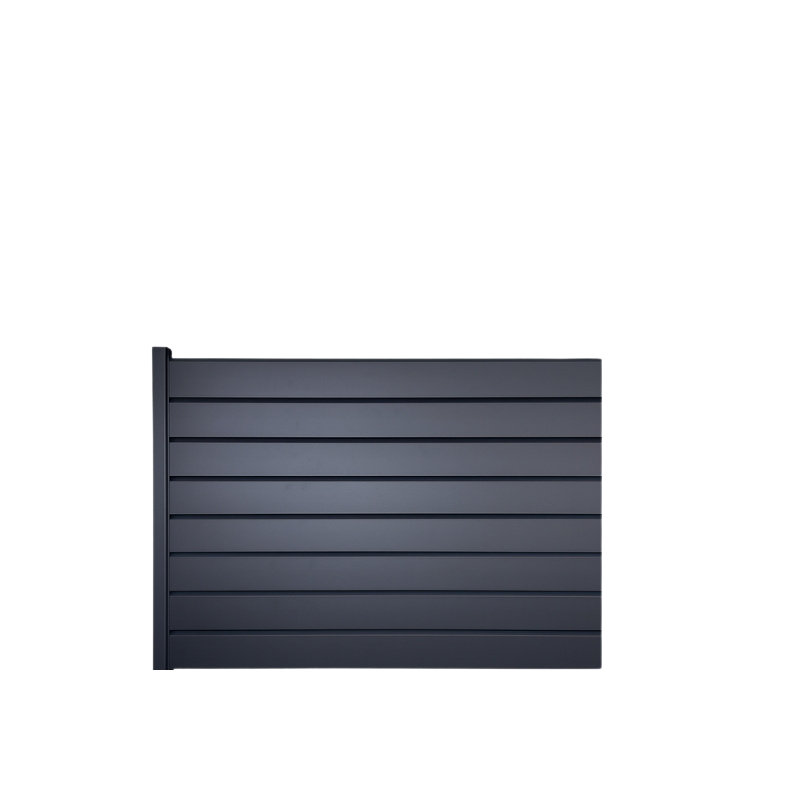 MCFENCE Anthracite, Clôture aluminium persienne à sceller [H 1.40 m]
