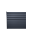 MCFENCE Anthracite, Clôture aluminium persienne à sceller [H 1.85 m]