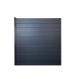 MCFENCE Anthracite, Clôture aluminium pleine à sceller [H 1.85 m]