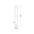 MCFENCE Anthracite, Lame clôture aluminium pleine