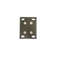 MCFENCE Anthracite, Platine pour poteau clôture multiangle