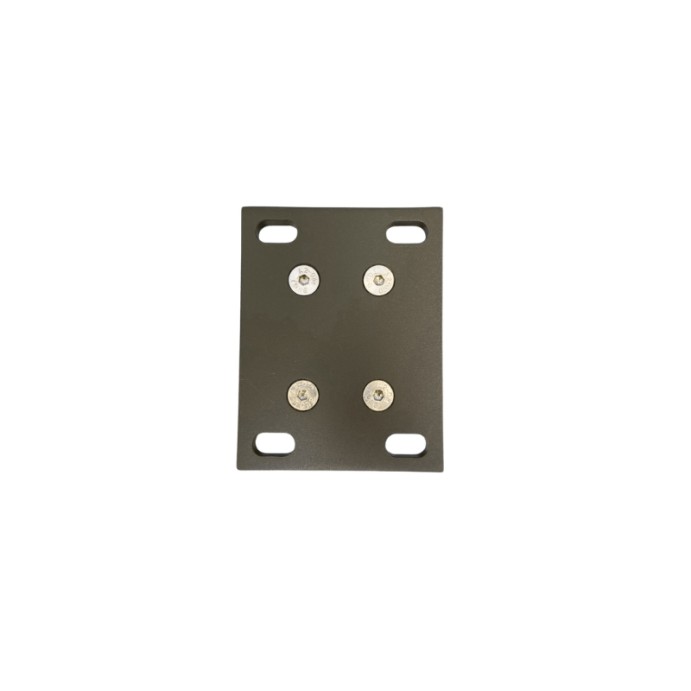 MCFENCE Anthracite, Platine pour poteau clôture multiangle