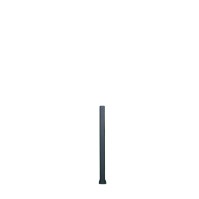MCFENCE Anthracite, Poteau clôture multiangle à platine [H 0.95m]