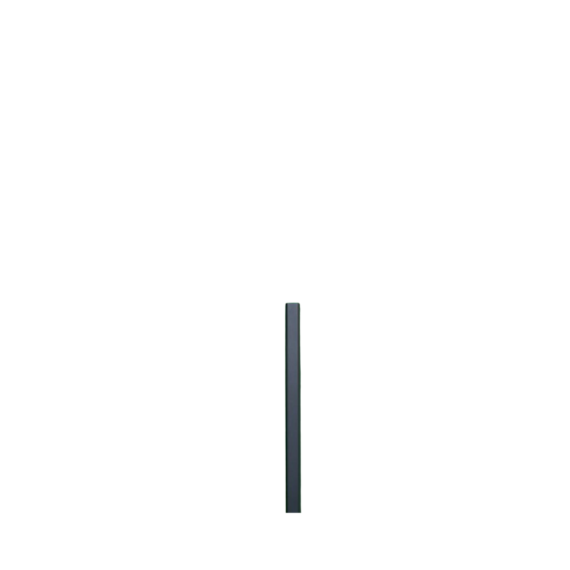 MCFENCE Anthracite, Poteau clôture multiangle à sceller [H 0.95m]