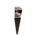 MCFENCE Anthracite, Poteau mural multiangle [H 0.95m]