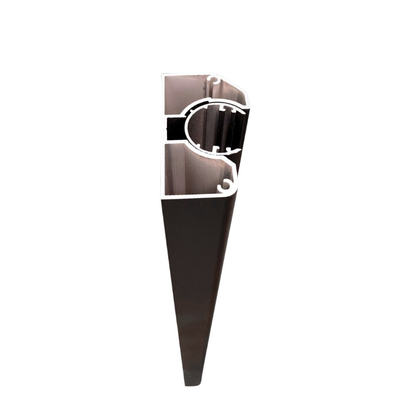 MCFENCE Anthracite, Poteau mural multiangle [H 0.95m]