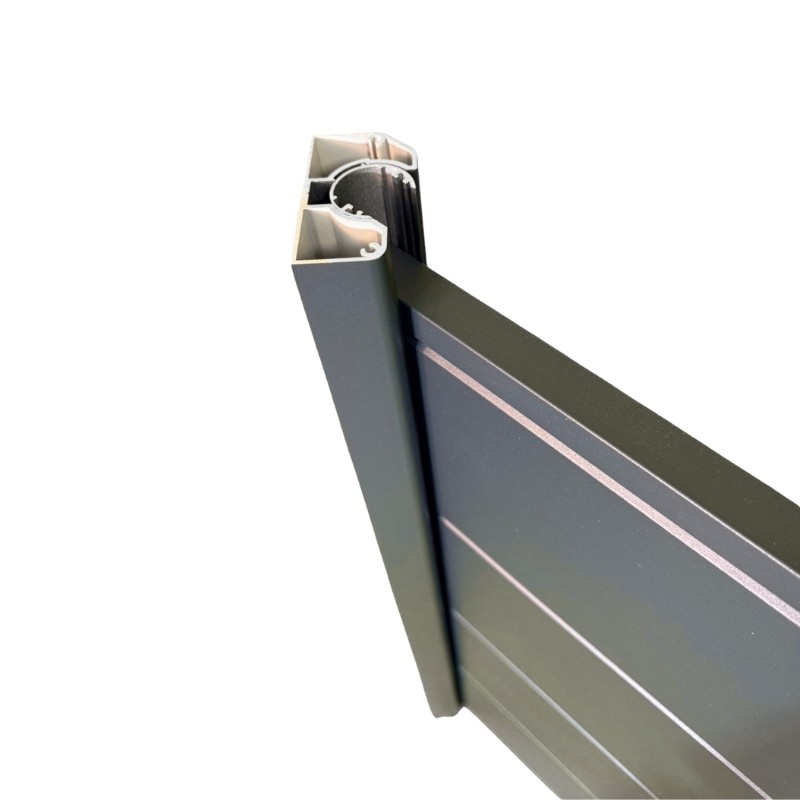 MCFENCE Anthracite, Poteau mural multiangle [H 0.95m]