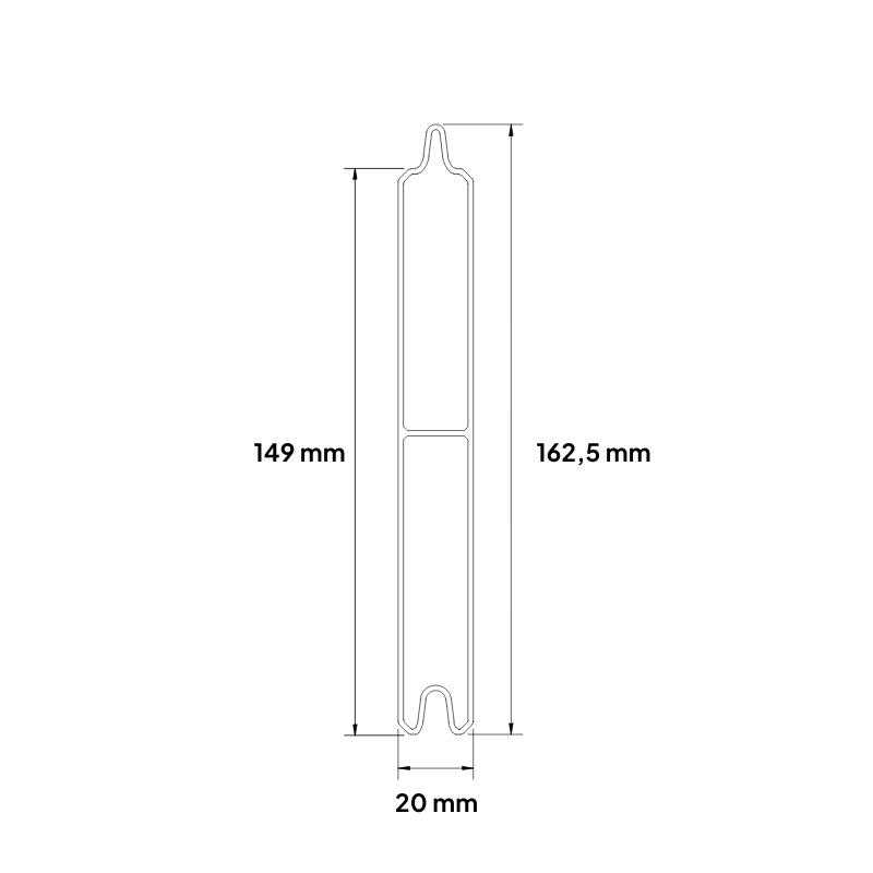 MCFENCE Anthracite, Clôture aluminium pleine à sceller [H 1.40 m]