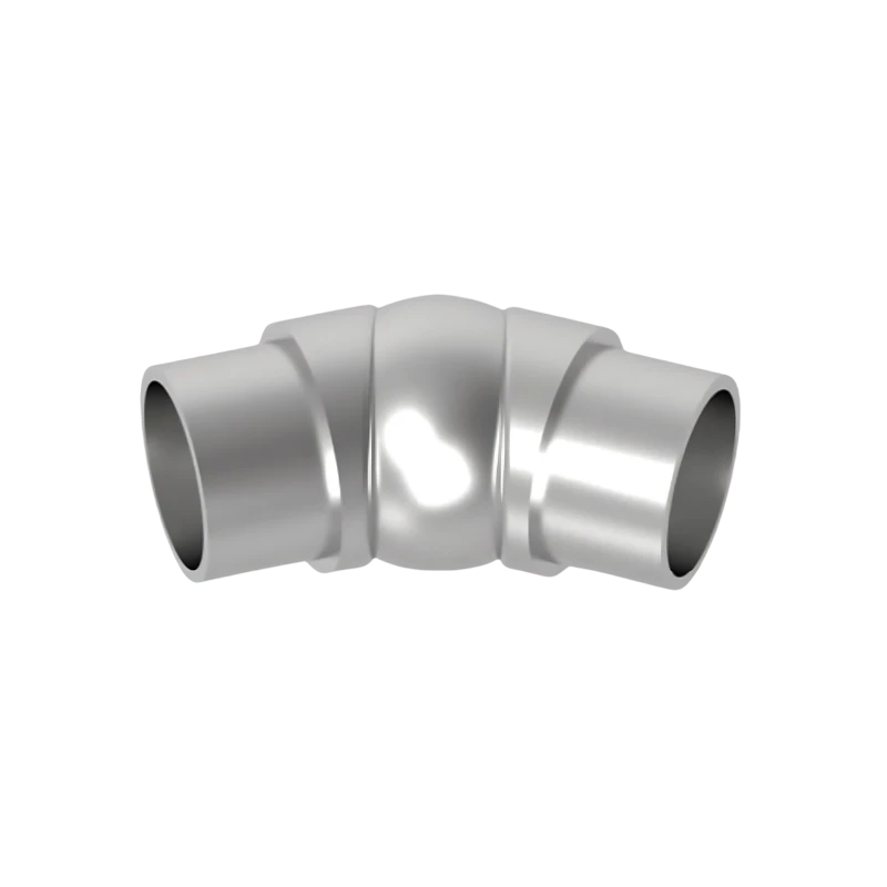 ELEGANT Gris, Coude articulé pour main-courante Ø50 mm