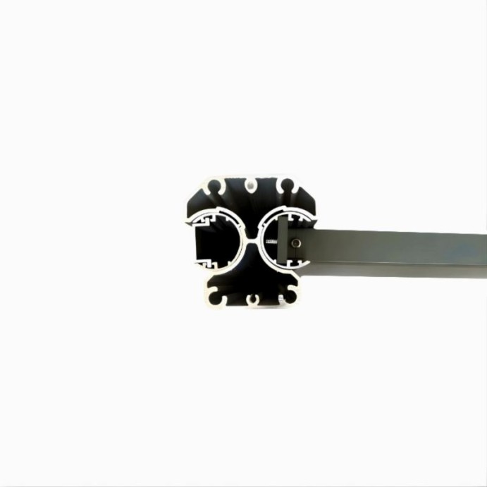 MCFENCE Anthracite, Clôture aluminium pleine à platine [H 1.85 m]