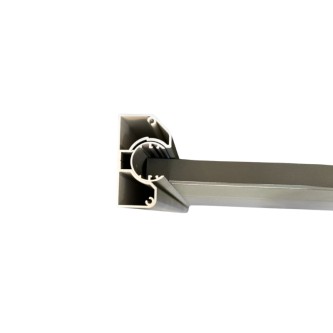 MCFENCE Anthracite, Poteau mural multiangle, [H 0.95m]