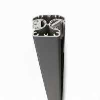 MCFENCE Anthracite, Poteau clôture multiangle à sceller [H 0.95m]