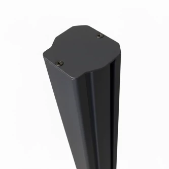 MCFENCE Anthracite, Poteau clôture multiangle à sceller [H 0.65m]