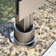 ECO/ELEGANT Square, Platine de fixation à plat
