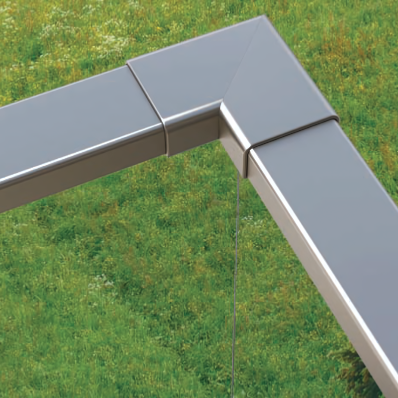 ELEGANT/ECO Square, Coude 90° pour main-courante 25x60 mm