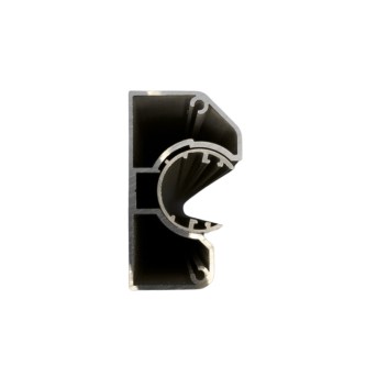 MCFENCE Anthracite, Poteau mural multiangle, [H 0.65m]