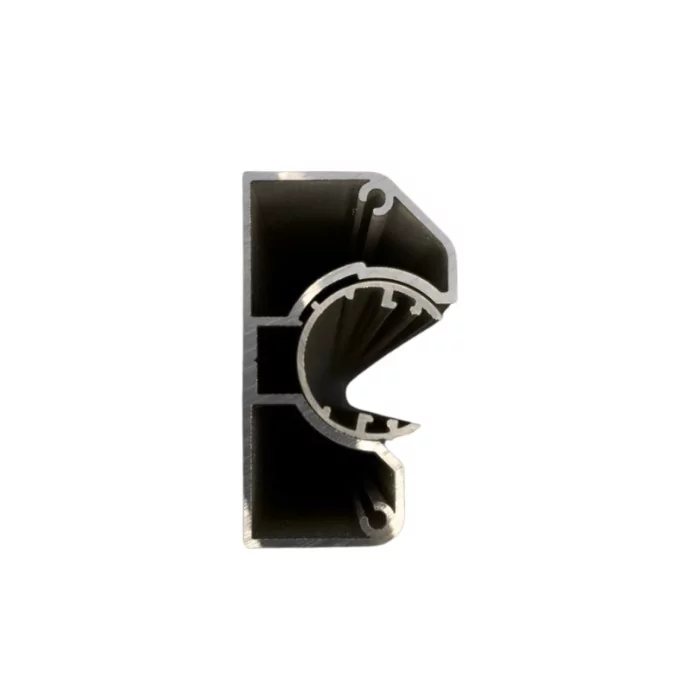 MCFENCE Anthracite, Poteau mural multiangle, [H 0.65m]