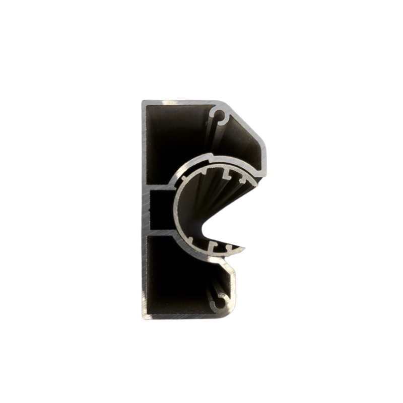 MCFENCE Anthracite, Poteau mural multiangle, [H 0.65m]