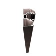 MCFENCE Anthracite, Poteau mural multiangle, [H 0.95m]