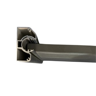 MCFENCE Anthracite, Poteau mural multiangle, [H 0.95m]
