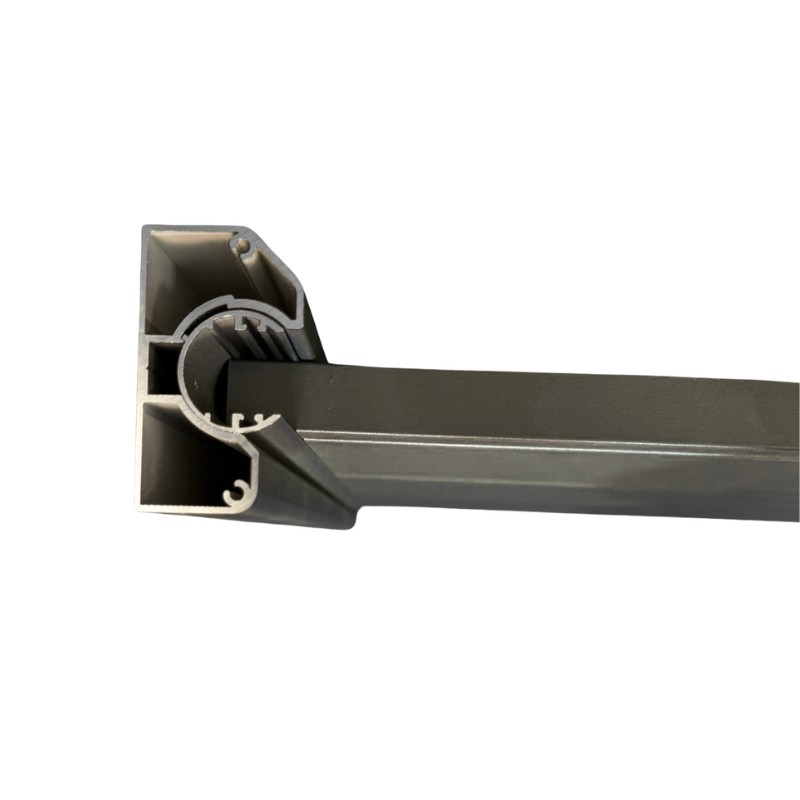 MCFENCE Anthracite, Poteau mural multiangle, [H 0.95m]