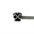 MCFENCE Anthracite, Poteau clôture multiangle [H 0.65m]