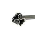 MCFENCE Anthracite, Poteau clôture multiangle [H 1.40m]