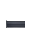 MCFENCE Anthracite, Clôture aluminium persienne à platine [H 0.65 m]
