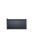 MCFENCE Anthracite, Clôture aluminium persienne à sceller [H 0.95 m]