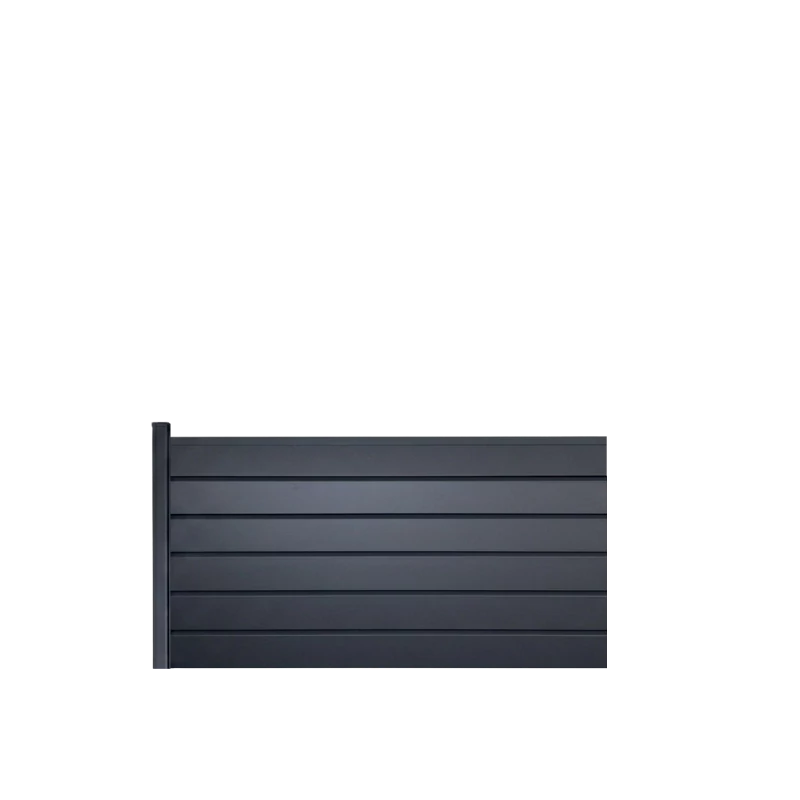 MCFENCE Anthracite, Clôture aluminium persienne à sceller [H 0.95 m]