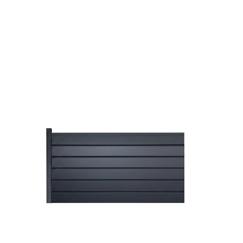 MCFENCE Anthracite, Clôture aluminium persienne à sceller [H 0.95 m]