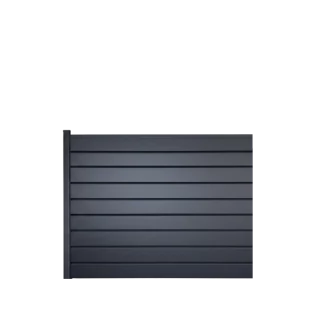 MCFENCE Anthracite, Clôture aluminium persienne à sceller [H 1.40 m]