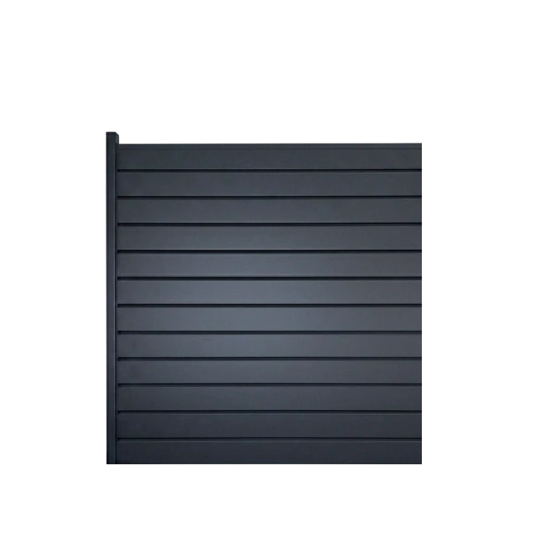 MCFENCE Anthracite, Clôture aluminium persienne à sceller [H 1.85 m]