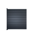 MCFENCE Anthracite, Clôture aluminium persienne à platine [H 1.85 m]