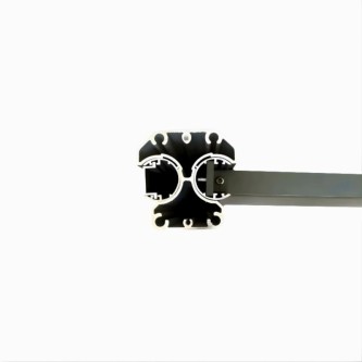 MCFENCE Anthracite, Clôture aluminium persienne à platine [H 1.25 m]